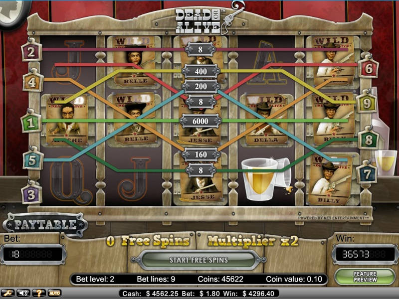 Dead Or Alive Slots