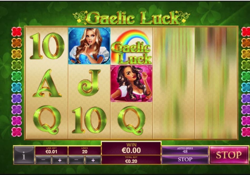 gaelic luck slot by playtech