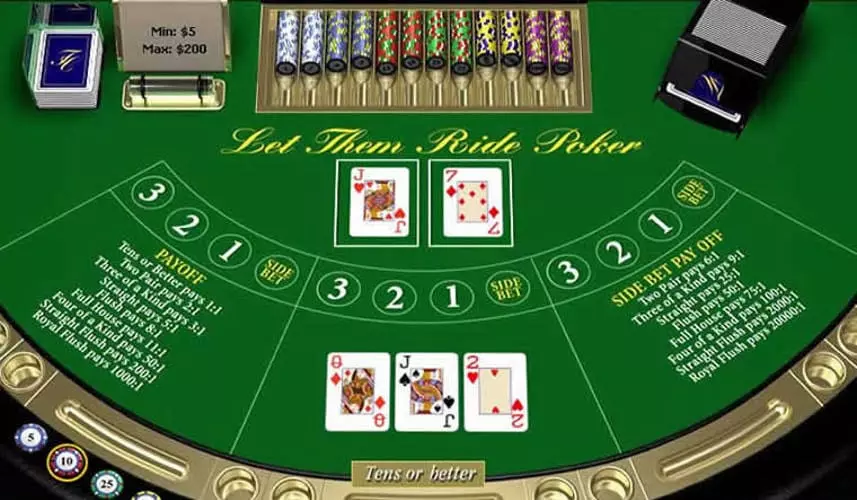 Let It Ride Poker Tips and Strategy