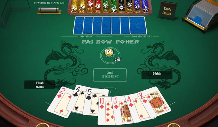 Banking in pai gow poker