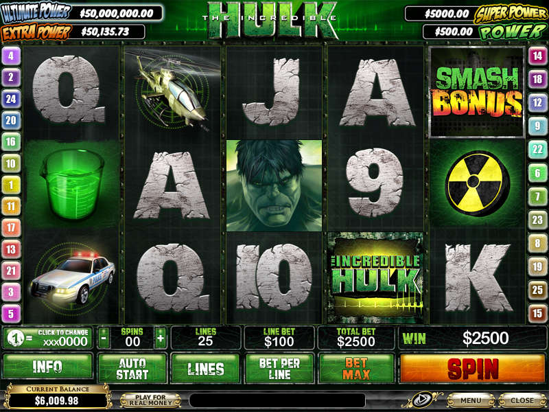 Hulk slots online