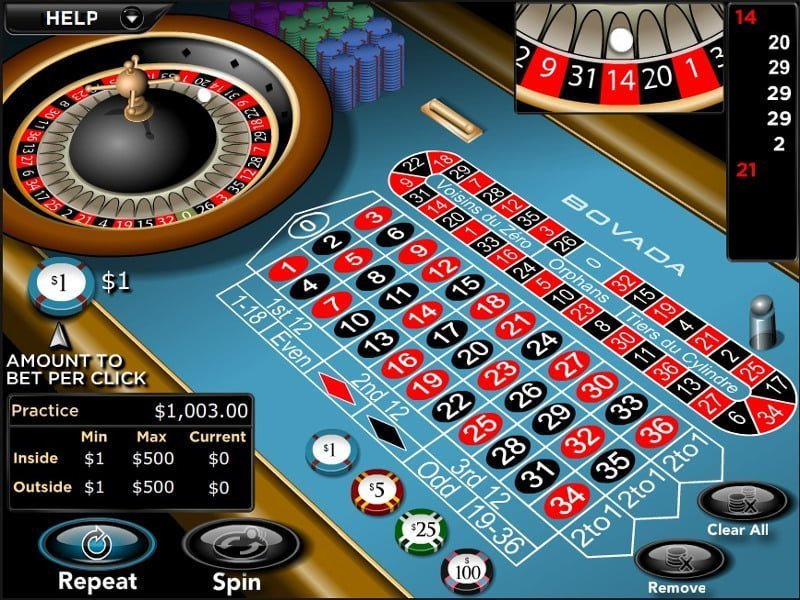 Bovada Online Roulette