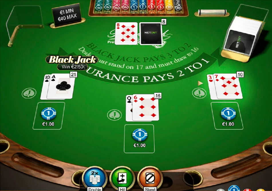 online blackjack netent