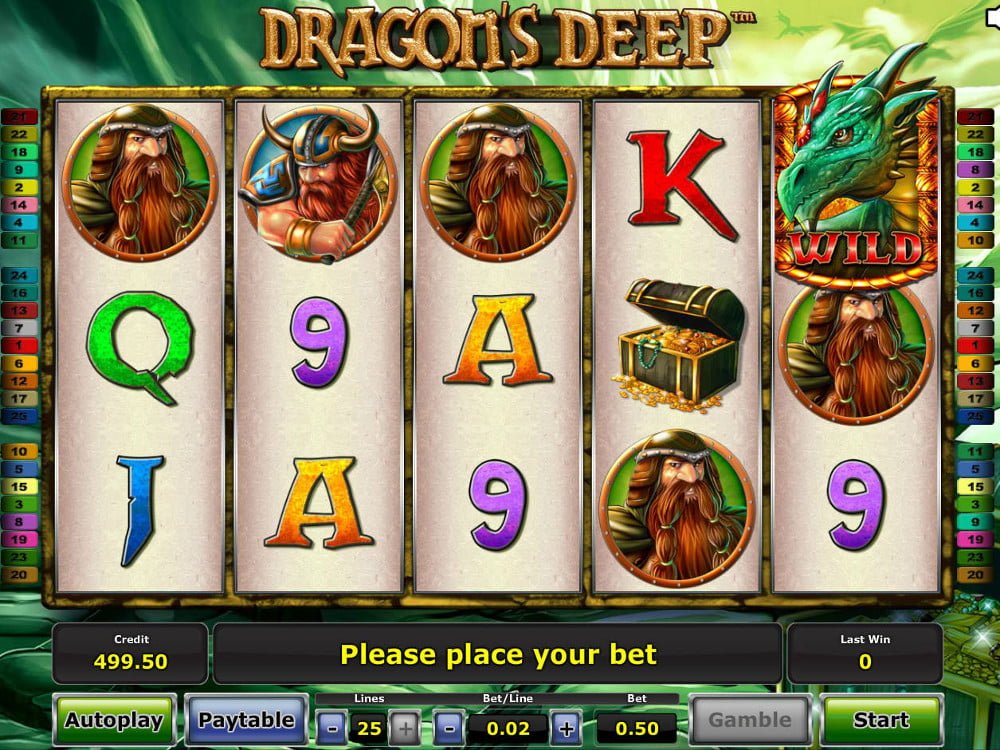 dragons deep slot