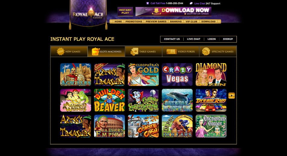 royal ace casino slots