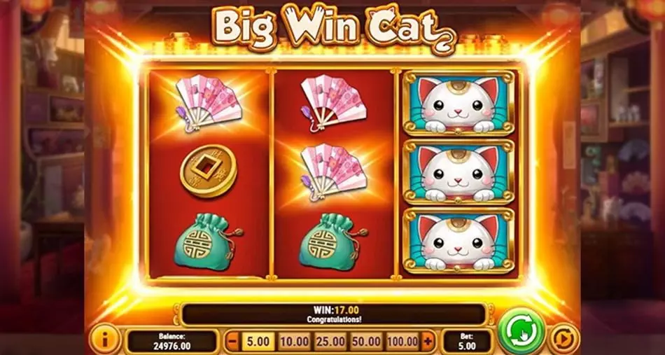 Các biểu tượng trọng Big Win Cat