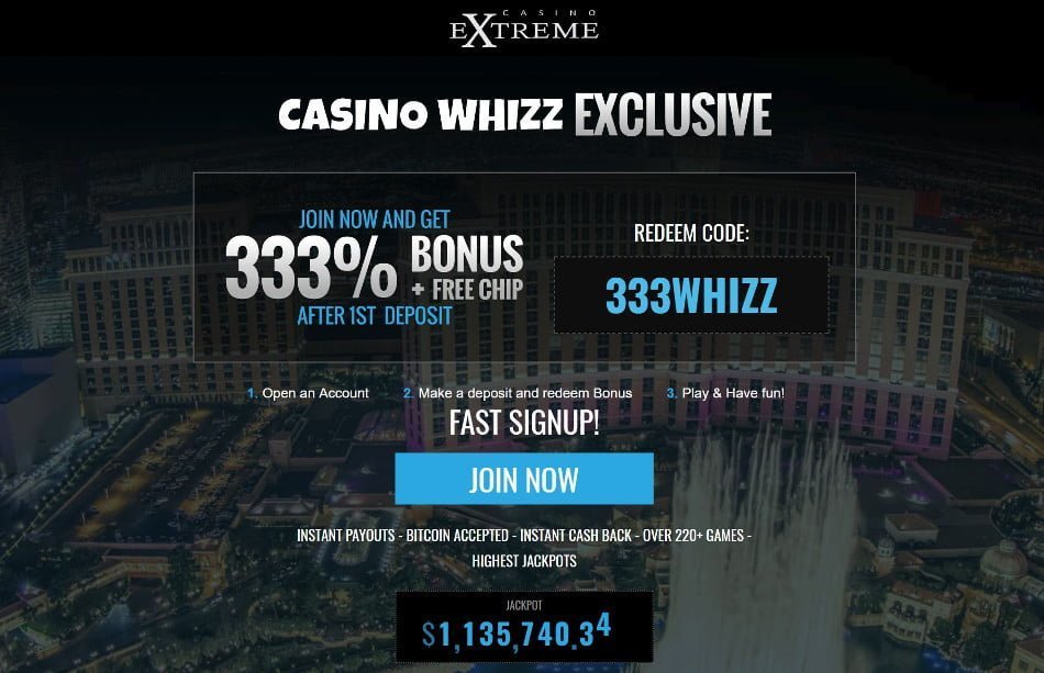 Casino Extreme No Deposit Bonus Quick Reply