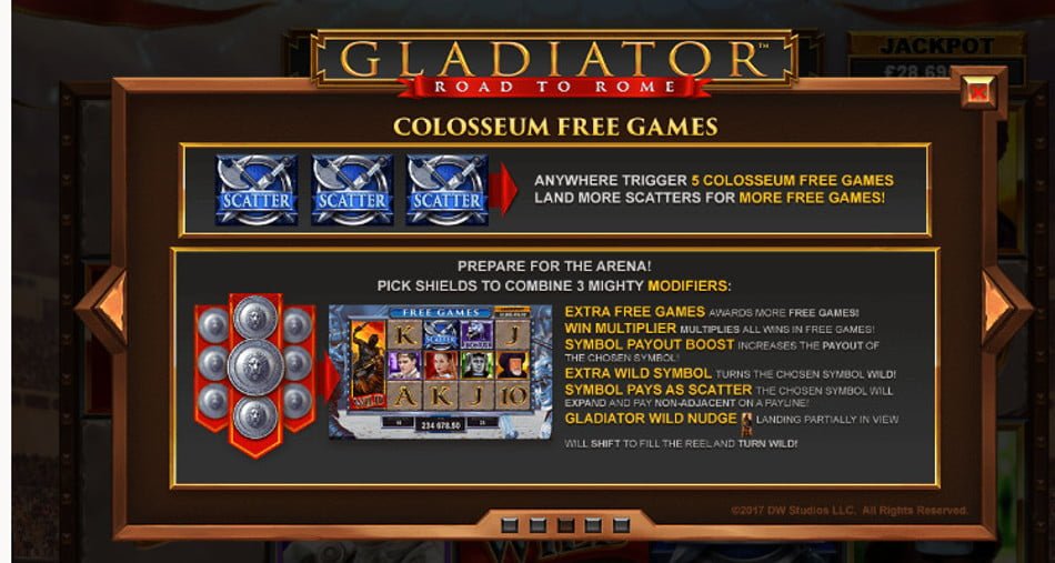 Free Gladiator Slots