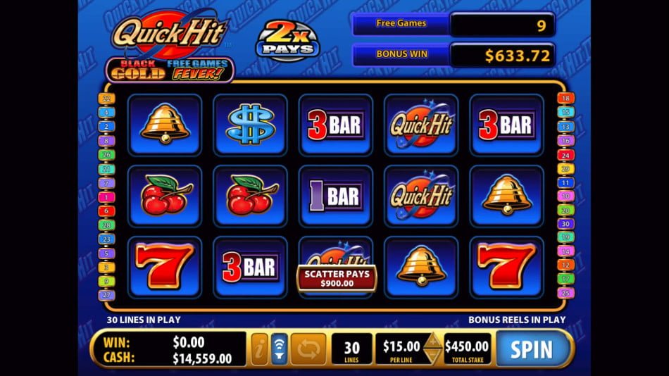 quick hit black gold slot by bally