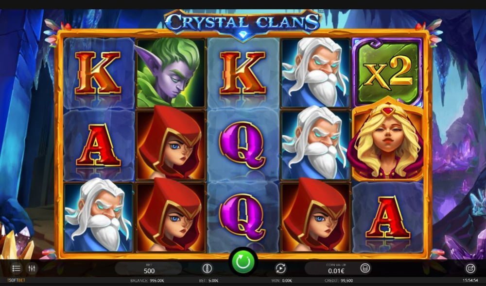 crystal clans slot by isoftbet