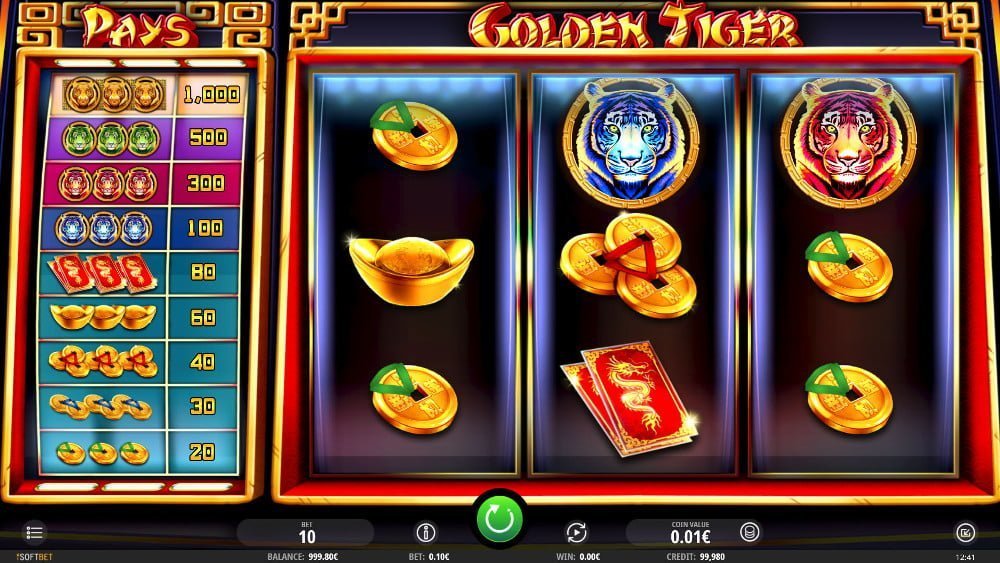 golden tiger slot by isoftbet