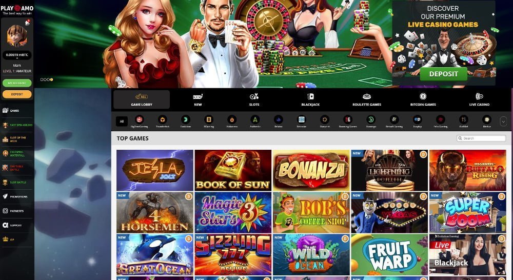 Playamo online casino login