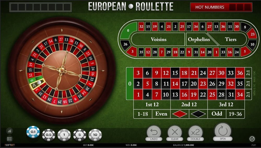 roulette table