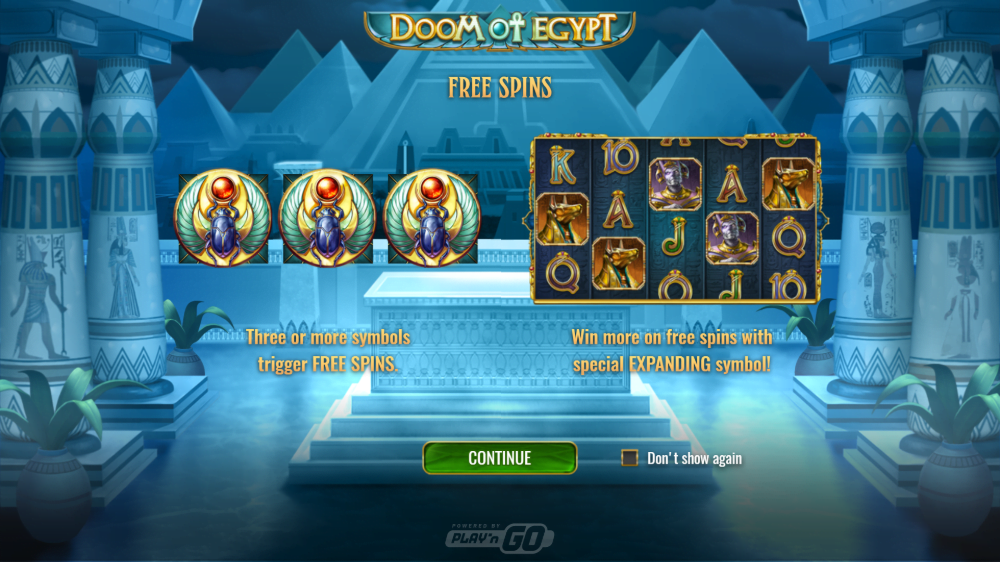 Egypt slots 10 free spins games