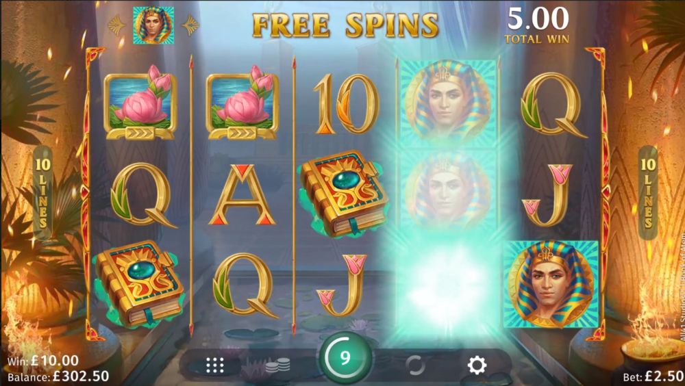 book of atem slot by microgaming