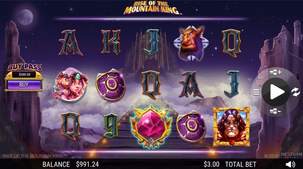 rise of the mountain king slot