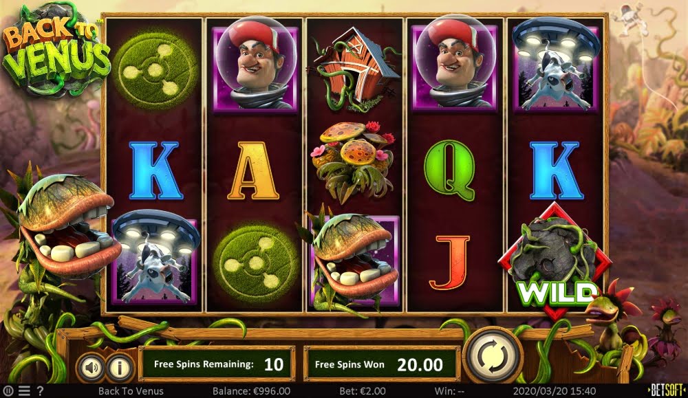 back to venus slot by betsoft