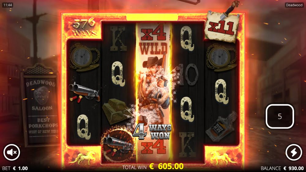 deadwood slot by netent