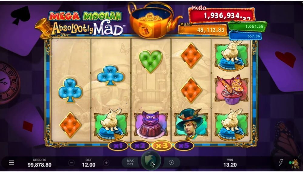 mega moolah absolootly mad slot by microgaming