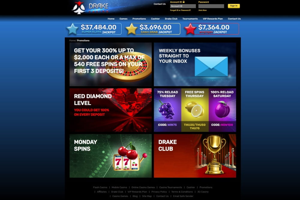 Drake Casino Bonus Codes 2020 Drake Casino Bonus Codes 2020