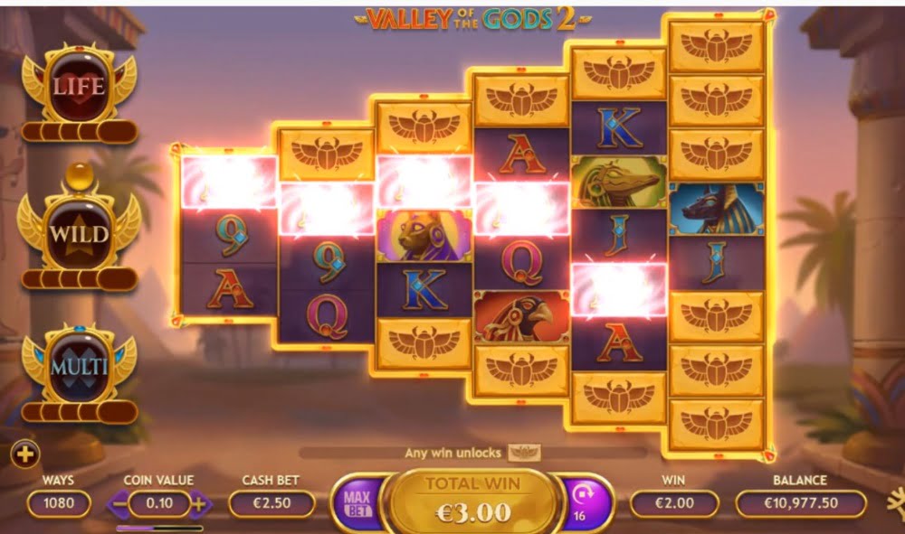 Valley of the gods slot