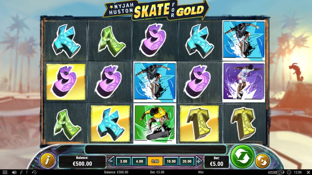 Nyjah Huston Skate for Gold Slot Machine