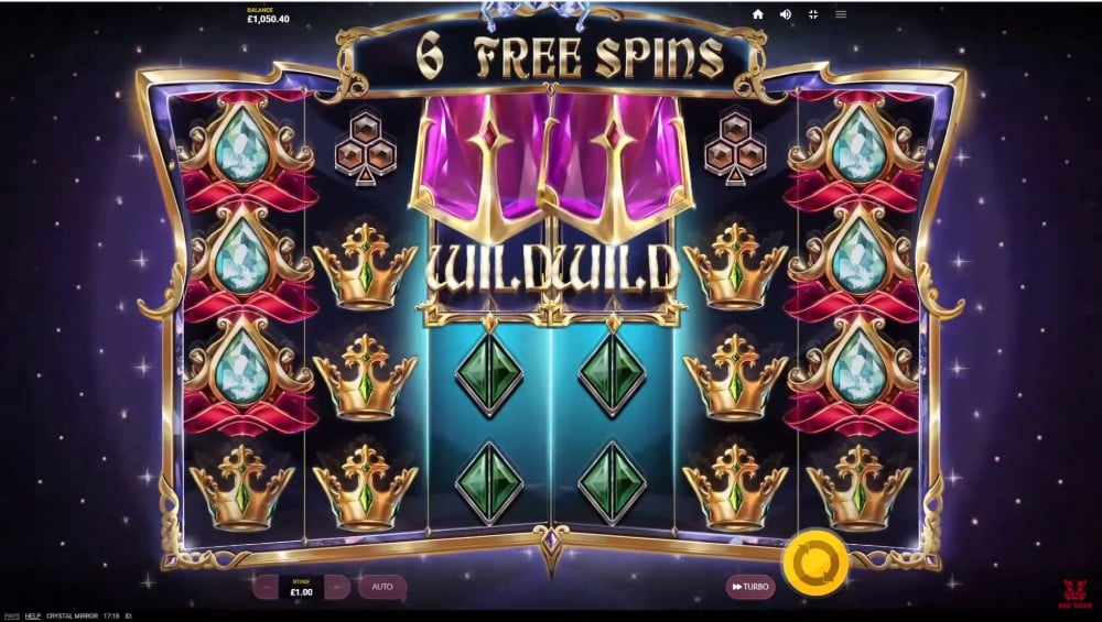 crystal mirror slot by red tiger gaming