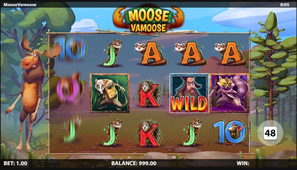 moose vamoose slot by leander games
