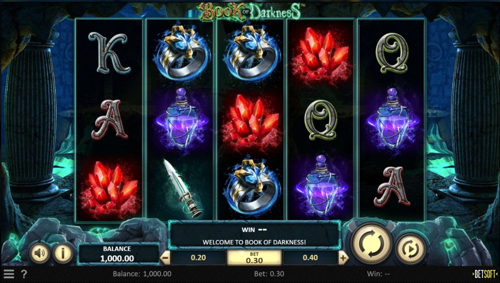 book of darkness slot by betsoft