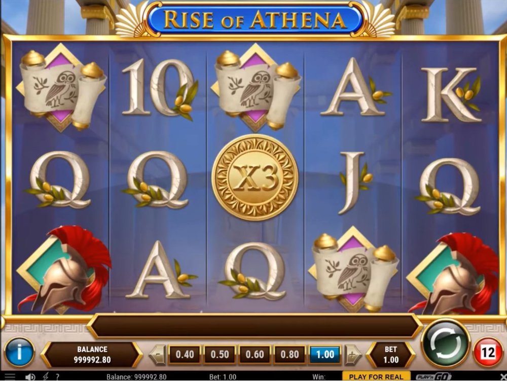 rise of athena slot by play n go