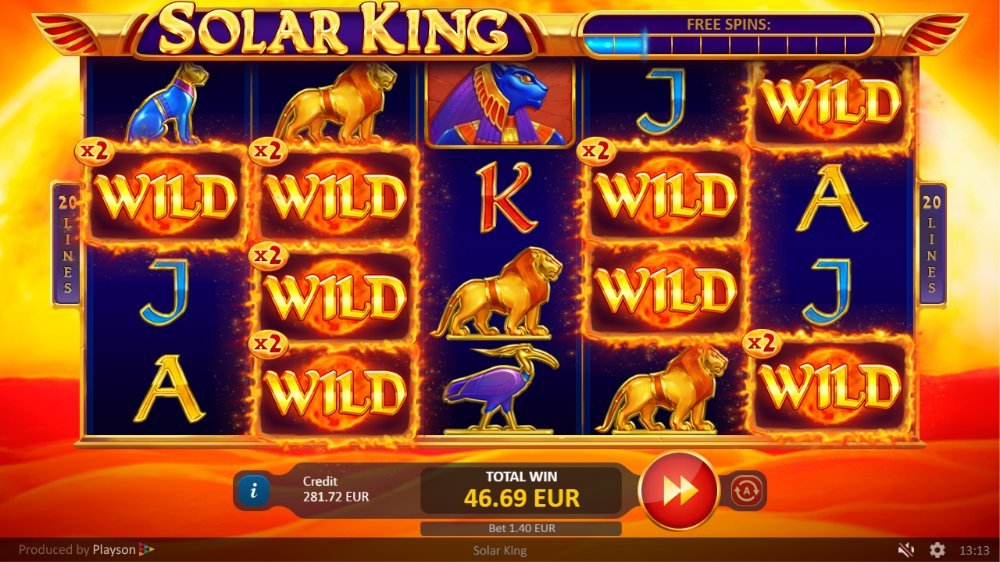 solar king slot by playson