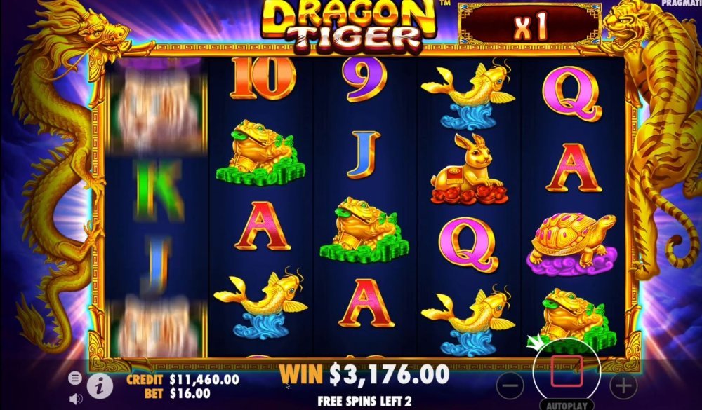 The Dragon Tiger slot machine is an Oriental-themed slot by Pragmatic Play.It uses a standard 5x3 reel grid, and the 2D game symbols include turtles, frogs, and rabbits.We also give a big thumbs up to the artist who created the dragon and tiger that frame the reels/5(7).