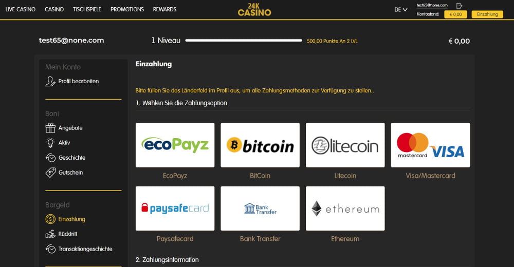 Online Casino 300% Bonus Germany