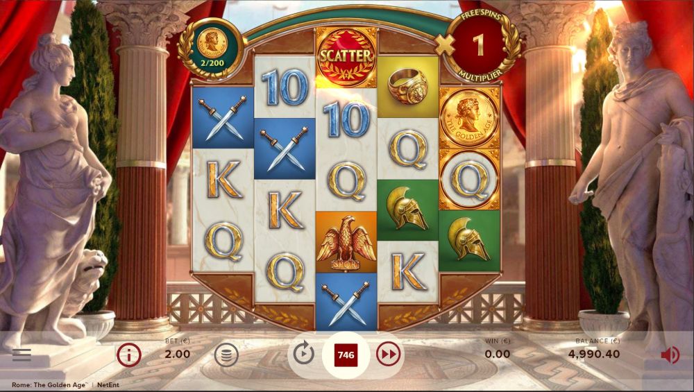 rome the golden age slot by netent