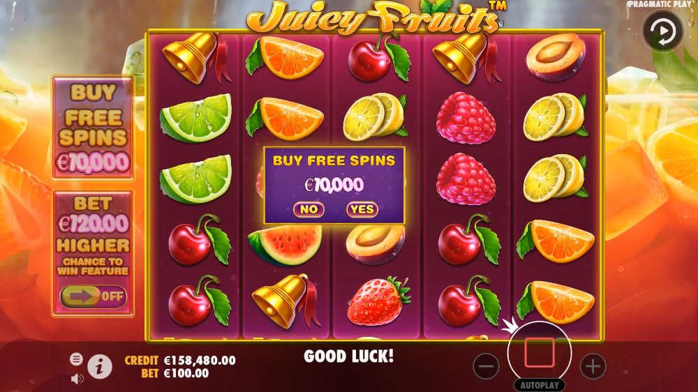 juicy fruits slot by pragmatic play