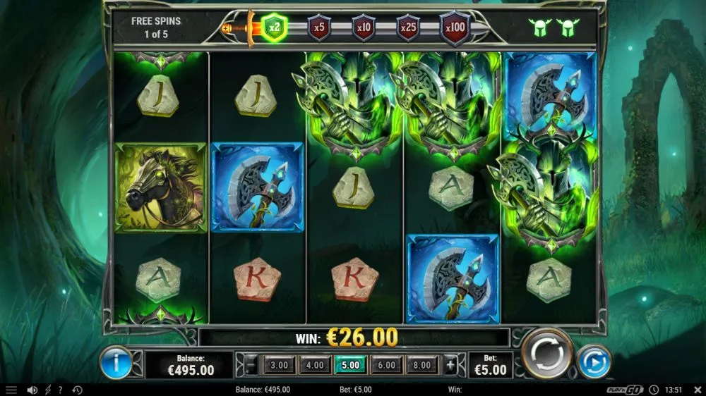 The Green Knight slot by Play'n GO