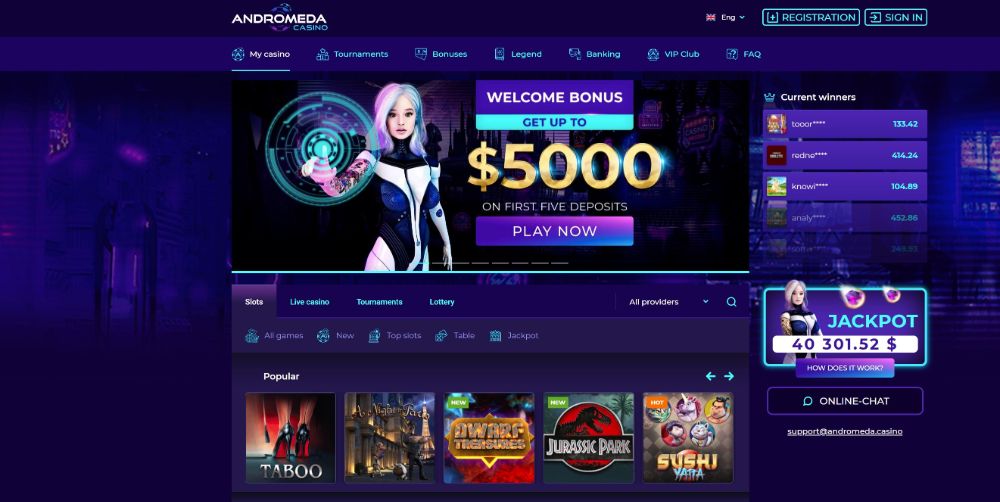 andromeda casino review