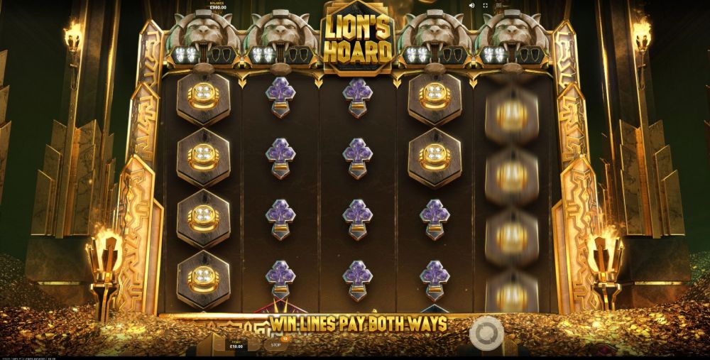 lions hoard slot by red tiger gaming