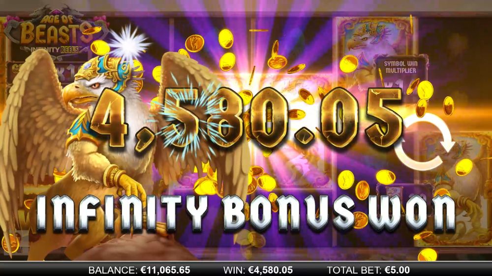 Age of Beasts Infinity Reels Slot by yggdrasil
