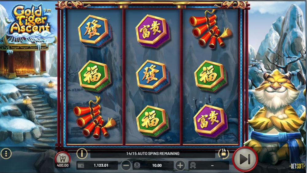 gold tiger ascent slot by betsoft
