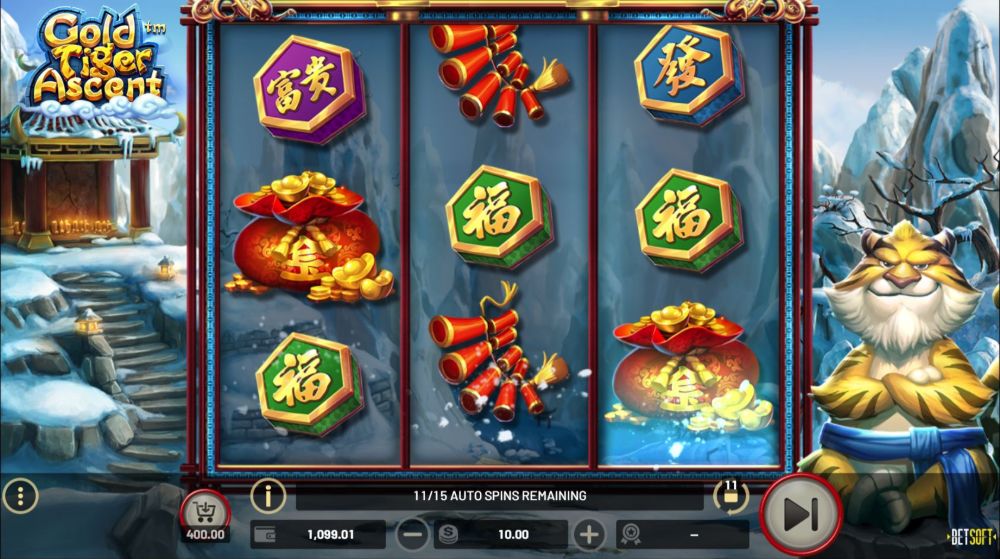 gold tiger ascent slot by betsoft