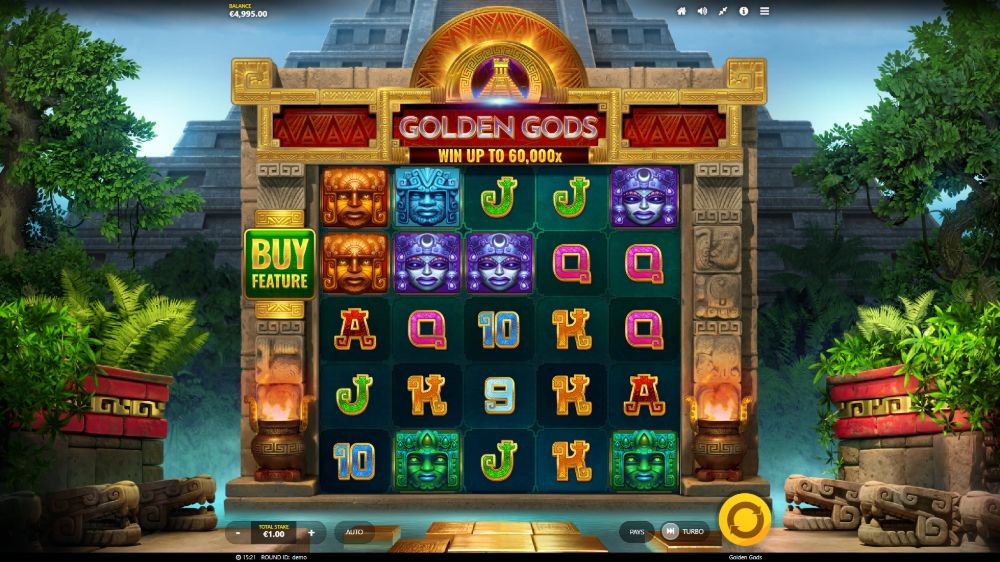 golden gods slot by relax gaming