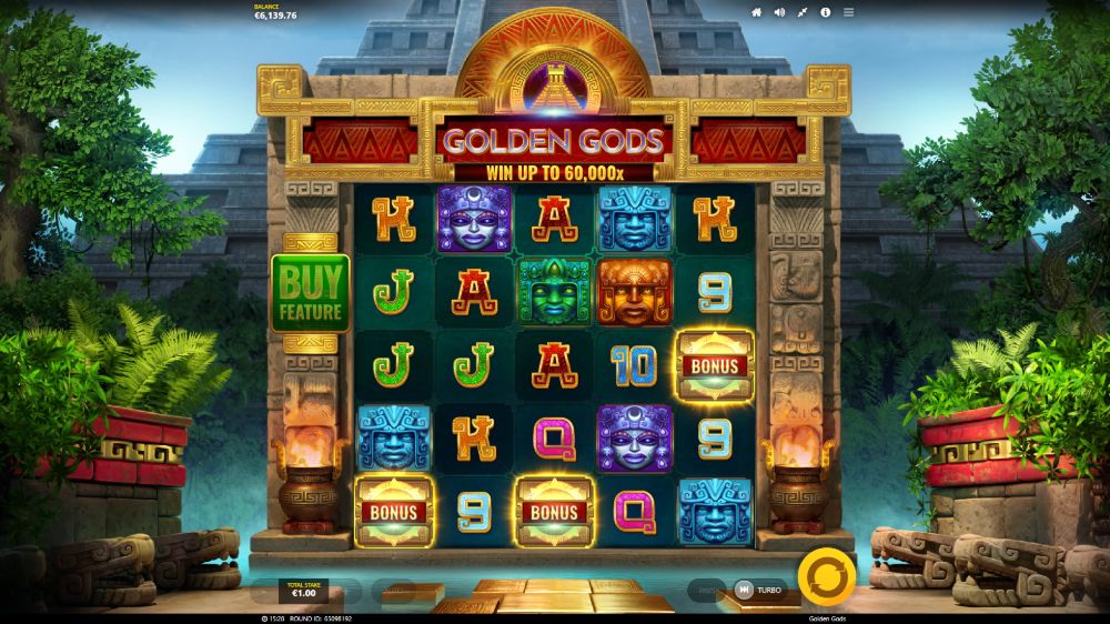 golden gods slot by relax gaming