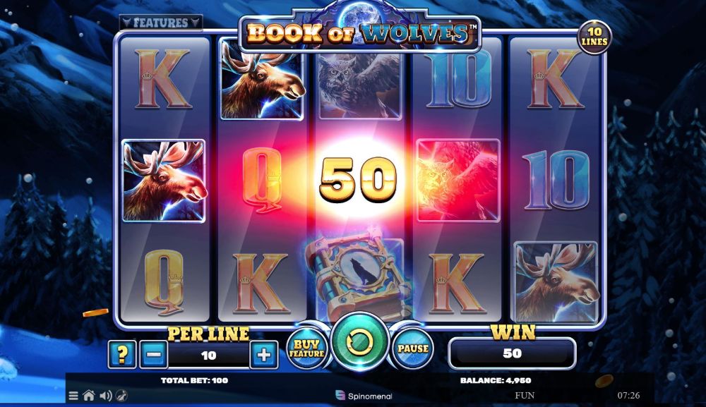 book of wolves slot 2