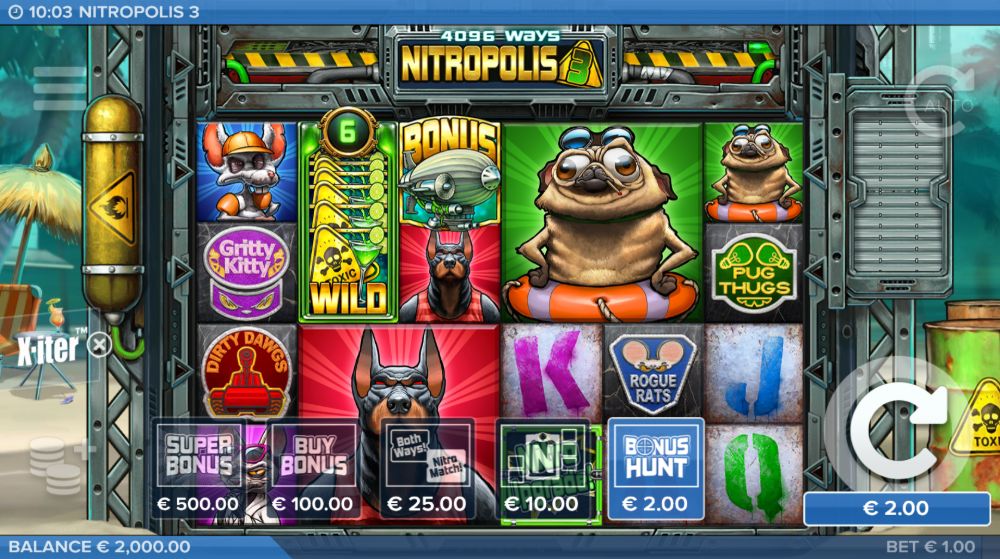 nitropolis 3 slot