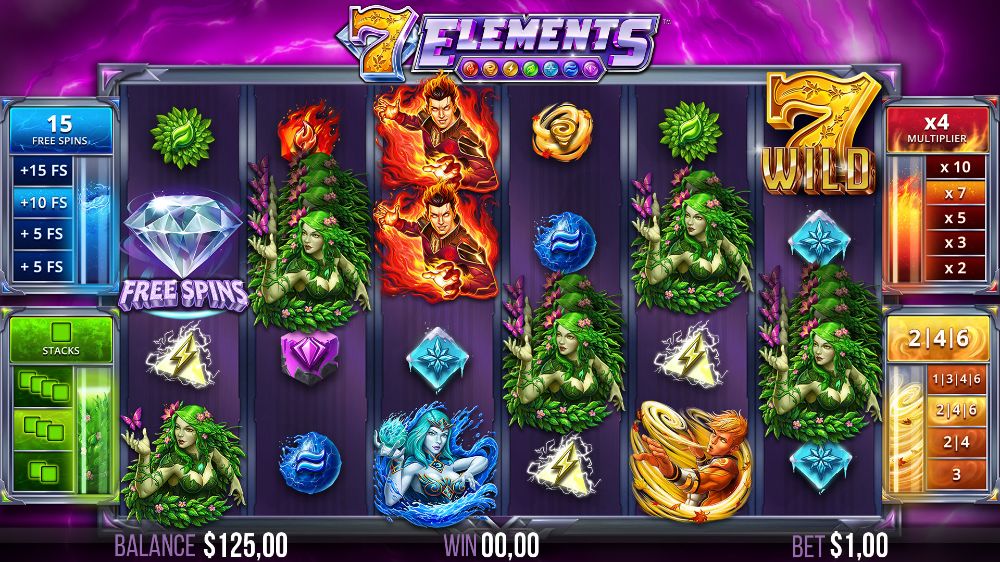 7 elements slot