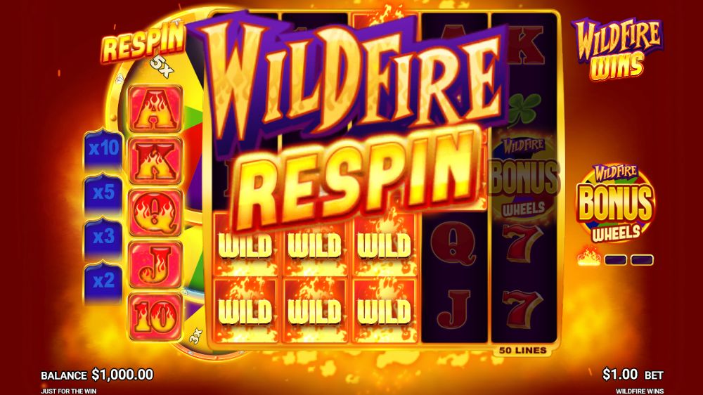 wildfire wins slot