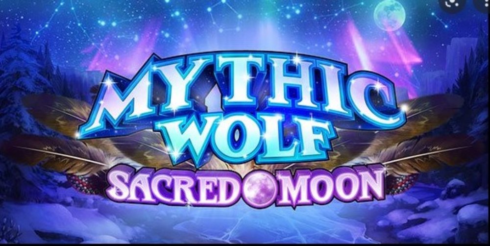 mystic wolf sacred moon