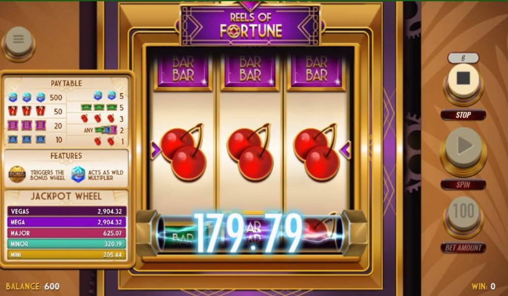 reels of fortune slot