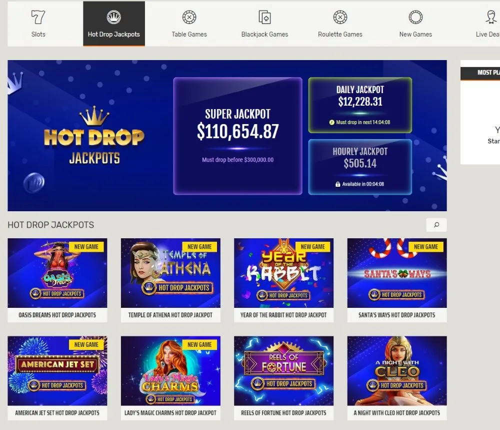 Ignition Casino Games